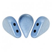 Les perles par Puca® Amos Perlen Metallic mat light blue 23980/79030